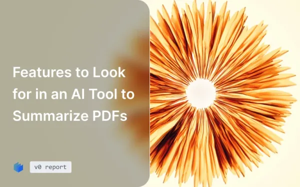 8 Key Features to Look for in an AI Tool to Summarize PDFs